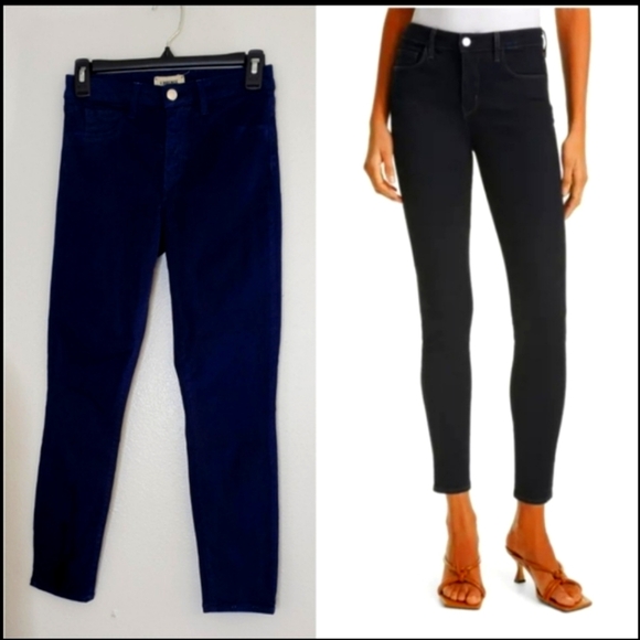 NEW L'AGENCE Marguerite Super Stretch Skinny Luxury High Waist Womens Jeans Chic - Picture 13 of 14